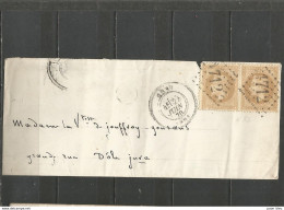 France - Haute-Saône - Obl.GC - Lettre De GRAY Vers Dôle-du-Jura - 1849-1876: Classic Period