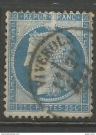 France - Puy-de-Dôme - Obl.type16 - VIVEROLS - 1871-1875 Ceres