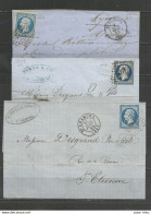 France - Loire - Obl.PC+type15 - 3 Lettres De St.CHAMOND, St.ETIENNE - 1849-1876: Periodo Classico