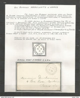 France - Guerre 14-18 - Bureau Ambulant D'armée 2 *B* - Petite Enveloppe Du 21/8/15 - Vers Paris - 1. Weltkrieg 1914-1918