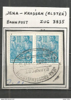 Allemagne -  Deutsche Demokratische Republik - Bahnpost - Jena, Krossen (Elster) - Franking Machines (EMA)