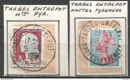France - Oblitérations Gare Et Entrepôts - (Hautes-Pyrénées) TARBES - Other & Unclassified