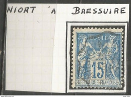 France - Type Sage - Convoyeurs - Ambulants - NIORT à BRESSUIRE - 1876-1898 Sage (Tipo II)