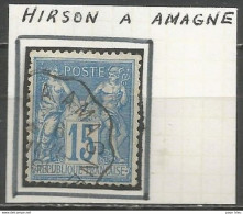 France - Convoyeurs - Ambulants - Lignes - Gares - HIRSON à AMAGNE - Correo Ferroviario