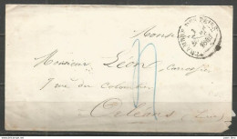 France - LSC De PARIS Du 1/3/1845 Vers ORLEANS - CHAMBRE DES PAIRS - 1801-1848: Precursores XIX