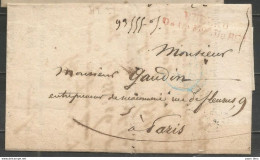 France - LAC De PARIS Du 10/2/1846 - BUREAU DE LA MAISON DU ROI - Verso C-à-d 1847 (!) - 1801-1848: Voorlopers XIX