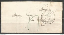 France - LAC De PARIS Du 24/1/1842 Vers LES ANDELYS - CHAMBRE DES DEPUTES - 1801-1848: Voorlopers XIX