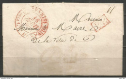 France - LAC De PARIS Du 16/4/1835 Bau De La CHAMBRE DES PAIRS + P.P. - 1801-1848: Precursors XIX