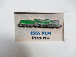 Beau Pin's , Transport Train SNCF , Locomotive à Vapeur , 151A PLM  , France 1932 - Transports