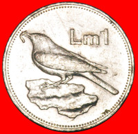 * GREAT BRITAIN: MALTA  1 POUND 1986 BOAT, BIRD AND THE SUN! ·  LOW START · NO RESERVE! - Malte