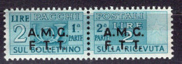 Z6892 - TRIESTE AMG-FTT PACCHI SASSONE N°2 ** - Postal And Consigned Parcels