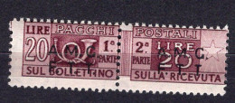 Z6896 - TRIESTE AMG-FTT PACCHI SASSONE N°7 ** - Pacchi Postali/in Concessione