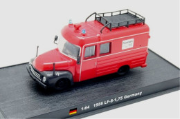 Feuerwehr Germany - Opel LF-8-1,75 - 1956 - Pompieri Pompiers Fire Truck - Scale 1:64 - Vrachtwagens, Bus En Werken