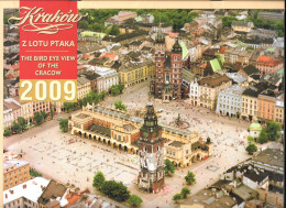 Année 2009 : Calendrier Polonais Avec Vues De Krakow ( Cracovie ) - Big : 2001-...