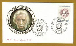 Italien / Italia 1979  , Albert Einstein - FDC Roma Filatelico 14.3.1979 - Albert Schweitzer