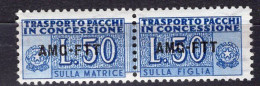 Z6905 - TRIESTE AMG-FTT PACCHI IN CONCESSIONE SASSONE N°2 ** - Postal And Consigned Parcels