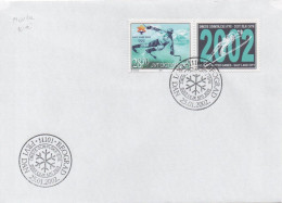 Yugoslavia, Winter Olympic Games Salt Lake City 2002, Michel 3058, Stamp + Vignette, C.v Of The Stamp 10 € - Winter 2002: Salt Lake City