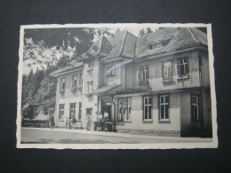 ALTENAU , Bahnhofshotel , Seltene   Ansichtskarte Um 1960, Oben Randkerbe - Altenau