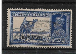 INDIA - JIND 1937 - 1938 3a 6p SG 116 FINE USED Cat £40 - Jhind