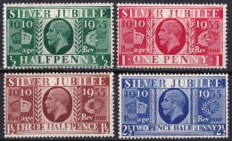 GB KGV SG 453-456 1935 Silver Jubilee Full Set -  MNH - Ungebraucht