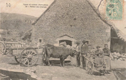 Métiers - Paysans - Types Et Scènes Champêtres - Retour Des Champs - Boeuf - Carte Postale Ancienne - Paesani