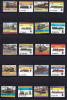 40 Timbres Neufs ** TTB De Qualité Saint Vincent - Eisenbahnen