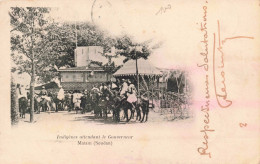 Soudan - Indigènes Attendant Le Gouverneur Matam - Animé- Carte Postale Ancienne - Sudán