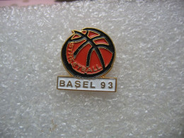 Pin's Streetball à Bale En 93 - Basketbal