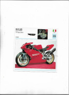 Carte Moto Edito Service 1994 Moto Ducati 550 Super Mono   Course De 1993  Italie - Motos