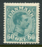 DENMARK 1921 King Christian X Definitive 60 Øre MNH / **.  Michel 127 - Ongebruikt