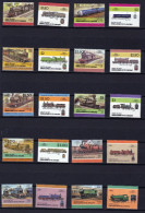 86 Timbres Neufs ** TTB De Qualité  Grenadines Saint Vincent Voir Tous Les Scans - Eisenbahnen