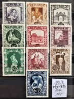 AUSTRIA 1947 - MNH - ANK 827-836 - Complete Set! - Nuevos