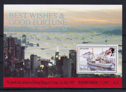 British Antarctic Territory: 1997   Return Of Hong Kong To China   M/S   MNH  - Ongebruikt