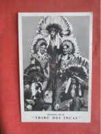 Indianer, Federbusch, Souvenir De La Tribu Des Incas    Ref 6154 - America