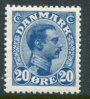 DENMARK 1913 King Christian X Definitive 20 Øre MNH / **..  Michel 70 - Ongebruikt