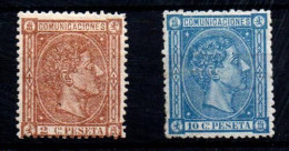 España Nº 162, 164. Año 1875 - Unused Stamps