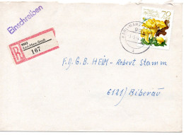 59376 - DDR - 1984 - 70Pfg Pilze EF A R-Bf KARL-MARX-STADT -> Biberau - Mushrooms