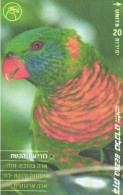 Israel:Used Phonecard, 20 Units, Birds, Parrot - Papageien