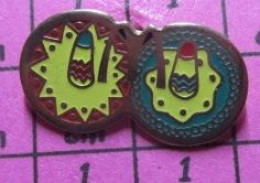 219  Pin's Pins / Beau Et Rare / McDONALDS / MEXIQUE DEUX CHAPEAUX SOMBREROS VUS DU DESSUS - McDonald's