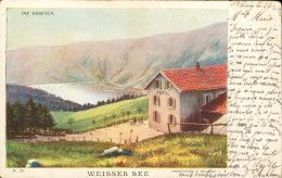 Orbey Lac Blanc CPA 68 Haut Rhin Vosges Alsace Vallée De Munster Superbe Litho  Hôtel Restaurant  C Céllarius1900 - Orbey