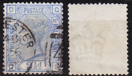 ENGLAND GREAT BRITAIN [1880] MiNr 0059 Platte 22 ( O/used ) [06] - Usados