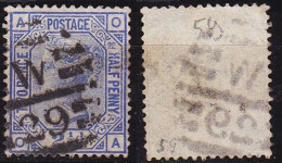 ENGLAND GREAT BRITAIN [1880] MiNr 0059 Platte 22 ( O/used ) [07] - Gebraucht