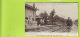 CUBZAC Les PONTS Arrivée Du Train En Gare (Marcel Delboy) Gironde (33) - Cubzac-les-Ponts