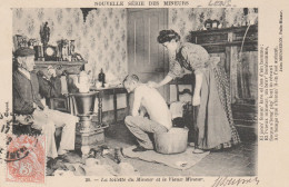 62 - LENS - Nouvelle Série Des Mineurs -  La Toilette Du Mineur Et Le Vieux Mineur - Mines