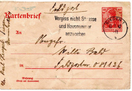 59397 - Deutsches Reich - 1942 - 40Pfg Germania GAKartenbf Als FpBf SIEGEN -> Fp#08112B (10.7.42) - Lettres & Documents