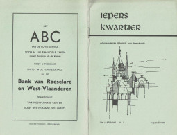 * Ieper - Ypres * (Iepers Kwartier - Jaargang 16 - Nr 3 - Augustus 1980) Tijdschrift Voor Heemkunde - Heemkundige Kring - Geography & History