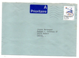 Danemark--1996--VEKSO Pour VEDENE-84 (France)--timbre N°1123  Basket Handicapés  Seul Sur Lettre..cachet - Storia Postale