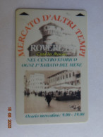 ITALIE CARTE DE STATIONNEMENT BANDE MAGNETIQUE COMMUNE ROVERETO  MARCHE - Other & Unclassified