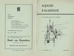 * Ieper - Ypres * (Iepers Kwartier - Jaargang 18 - Nr 3 - Oktober 1982) Tijdschrift Voor Heemkunde - Heemkundige Kring - Geografía & Historia