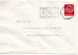 59409 - Deutsches Reich - 1940 - 12Pfg Hindenburg EF A Bf STUTTGART - LUFTPOST ... -> Braunschweig - Lettres & Documents
